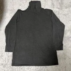 美品★ユニクロ　極暖ヒートテック　タートルネック　グレーXL