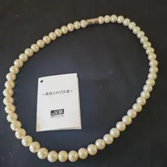 東京SOIR ホワイトパール風フォーマルネックレス