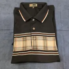 DAKS GOLF ポロシャツ チェック柄 ブラック 日本製 サイズMのサムネイル