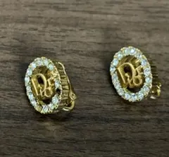 最終お値下げ　Dior ゴールド クリスタル イヤリング