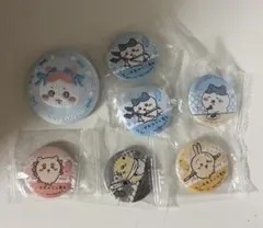 ハチワレ　うさぎ　シーサー　ラッコ　缶バッジ