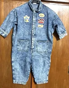 リトシー ディズニー デニム オールインワン つなぎ 100