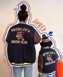 しまむらキッズジャンパー　スタジャン　AMBER ROARアンバーロア　120