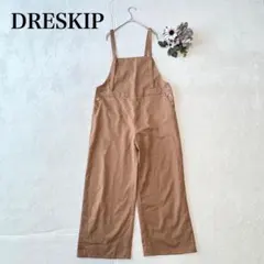 【ドレスキップ】サロペット（M)オーバーオール ワイド シンプル カジュアル