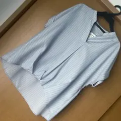 タグ付未使用品 Honeys glacier ￼ストライプスキッパーシャツ 半袖