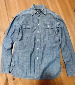 【美品】RRL シャンブレー ウエスタンシャツ M相当のサムネイル