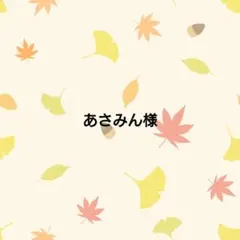 あさみん様専用ページ