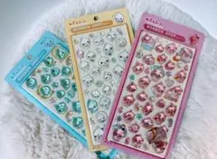 しずくちゃん　ボンボンドロップシール　3枚セット