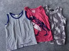 ノースリーブ・タンクトップ 3枚セット