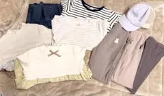 プティマイン　ブランシェス　春服　ロンT ワンピース　レギンス　130cm