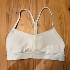 ルルレモン Yバックスポーツブラ ブラトップ Flow Y Bra 白