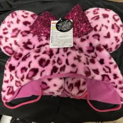 ディズニーランド/ファンキャップ/レオパード/ヒョウ柄/ピンク