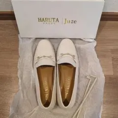 新品　HARUTA Juze　ハルタ　 ビットローファー ホワイト 23.5cmのサムネイル
