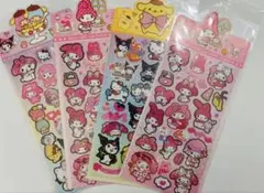 サンリオキャラクター レーザーステッカー 4枚セット