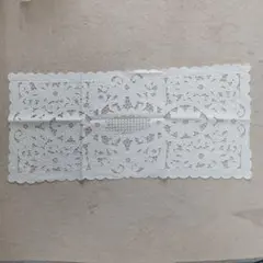 カットワーク　テーブルセンター　ベトナムの技術が凄い！