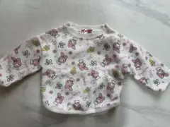 ベビー　トレーナー　裏起毛　スウェット　マイメロディ　サンリオ　80サイズ