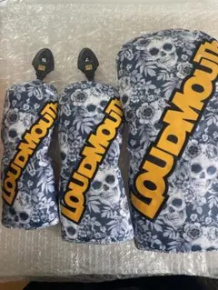 LOUDMOUTH ラウドマウス ゴルフ　ヘッドカバー　スカル　花