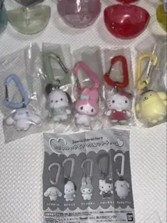 サンリオ カラフルカラビナマスコットチャーム 全5種　コンプリート