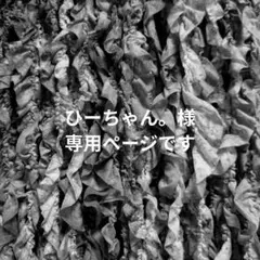 〚 ひーちゃん。様専用ページ 〛