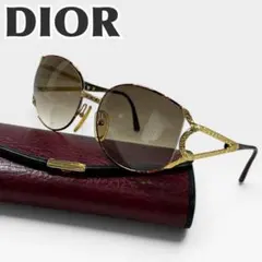 Christian Dior サングラス ブラウン ゴールド べっ甲風