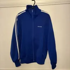 80s adidas オールドアディダスTECHNOトラックジャケット ブルー