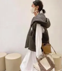 最終値下げ《新品》gypsohila ボアベスト(リバーシブル)ブラウン