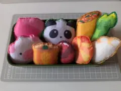 おままごと　プリントフェルトお弁当セット　知育玩具