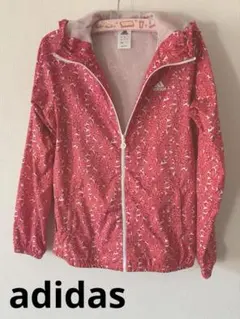adidas レディースフード付きジップアップパーカー