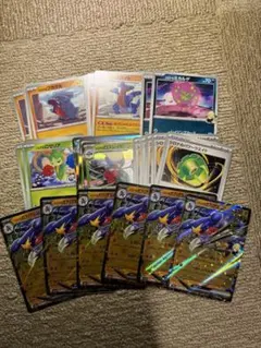 シロナ デッキパーツ 30枚弱 シロナのガブリアス メガドリームex