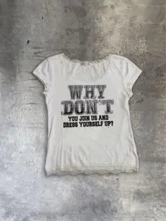 y2k グランジ　Tシャツ カットソー　ギャル　平成　パンク　レース　ゴシック