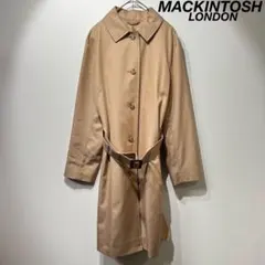 希少 美品 マッキントッシュ ロンドン ステンカラーコート チェック ライナー付のサムネイル