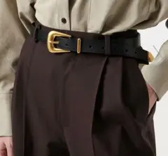 United Arrows ウエスタンバックルベルト　ブラック