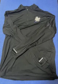 Nike DRI-FIT ハーフジップトップス Lサイズ ブラック　L 美品