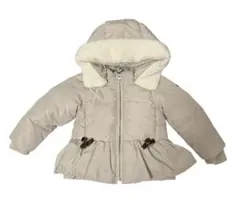 プティマイン リボン付きダウンジャケット 100サイズ