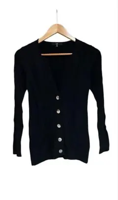 【美品】la.f... 長袖 カーディガン ブラック