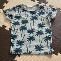 SLAP SLIP ヤシの木柄 半袖Tシャツ 100cmのサムネイル