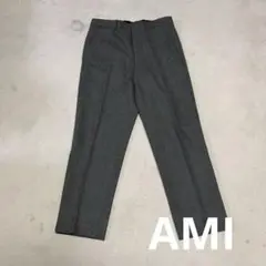 AMI ウールワイドスラックス