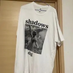 SHADOWS dig Tシャツ ホワイト XL