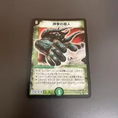 【PSA9・初期版】神拳の超人　SR　デュエルマスターズ アヴァランチ・ジャイアント デュエルマスターズ デュエマ 初期