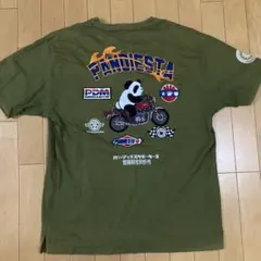PANDIESTA パンディエスタ 半袖 Tシャツ バイク 刺繍 カーキ XLのサムネイル