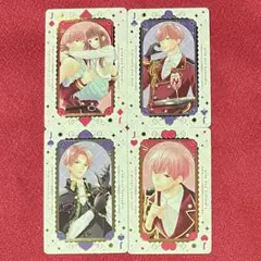 【ピンクとハバネロ】特典① 騎士イラスト　トランプカード 4枚セット