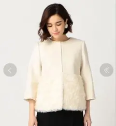 エストネーション ノーカラージャケット