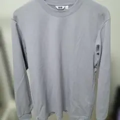 【極美品】UNIQLO エアリズムクルーネックTシャツ　ライトパープル　Mサイズ