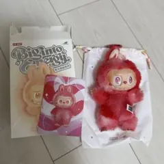 正規品　POPMART LABUBU エナジー　ラブブ　赤