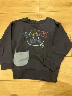 BEAMS mini トレーナー 70サイズ ダークグレー