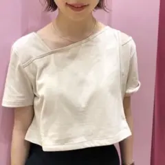 Ray BEAMS アシンメトリーレイヤードTシャツのサムネイル