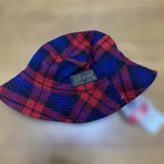 未使用daddy oh daddy リバーシブルコーデュロイチェック柄ハット56