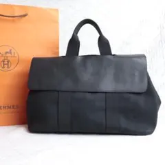 希少！HERMES ヴァルパライソ MM トートバッグ ハンドバッグ　ブラックのサムネイル