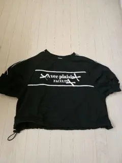 黒 ロゴ入り Tシャツ