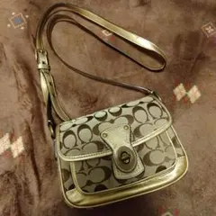 Coach ショルダーバッグ ベージュ/ゴールド